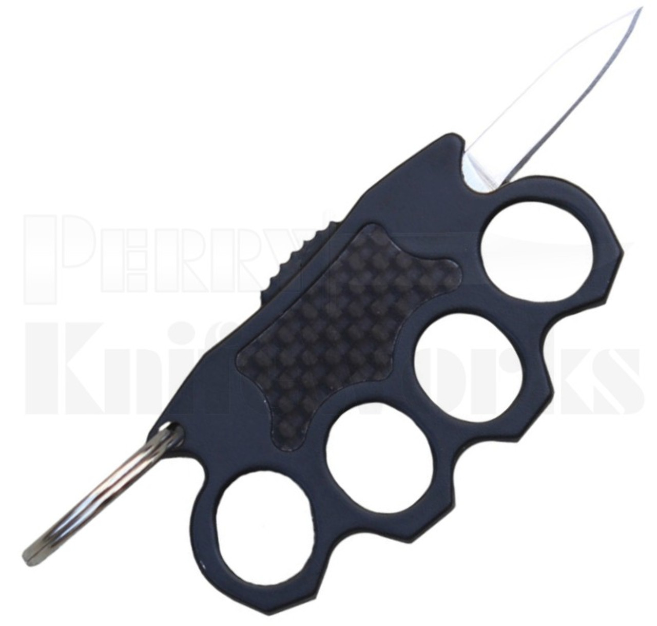 Delta Force Automatic OTF Mini Knuckle Knife Keychain