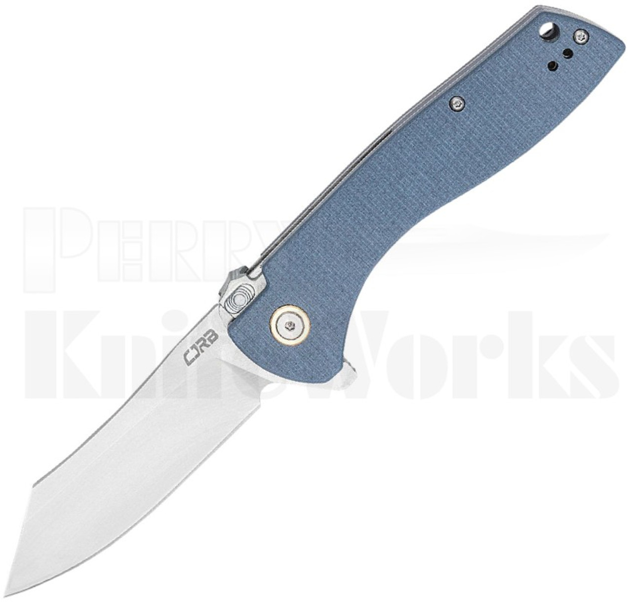CJRB Kicker Recoil-Lock Knife Blue G-10 J1915-BU l For Sale