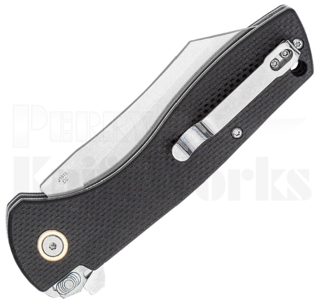 CJRB Kicker Recoil-Lock Knife Black G-10 J1915-BK