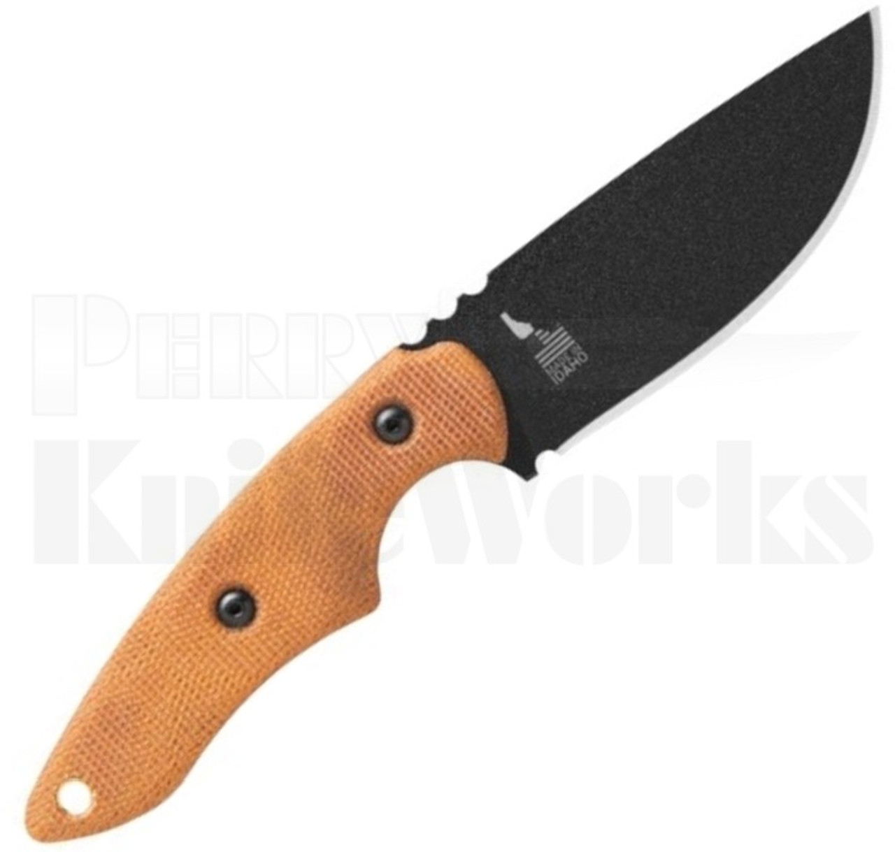 TOPS Knives 3 Pointer Fixed Blade Knife Tan Micarta l For Sale