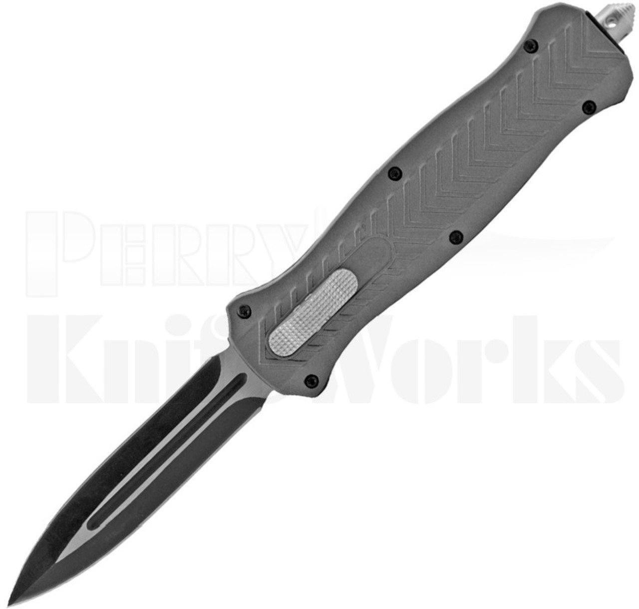 Delta Force D/A OTF Dagger Automatic Knife Gray Tread l For Sale