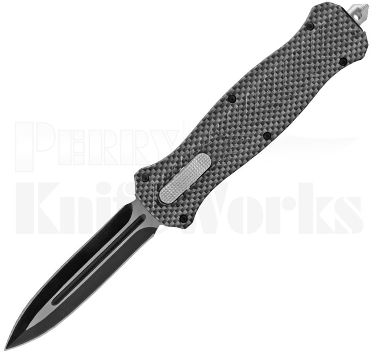 Delta Force D/A OTF Dagger Automatic Knife Carbon Fiber Tread l For Sale