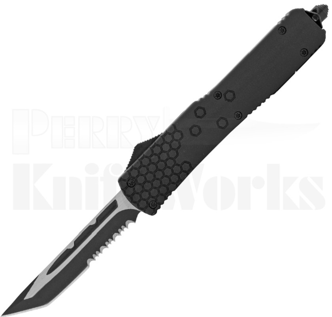 Delta Force Tetris Grip D/A OTF Automatic Knife Black l For Sale