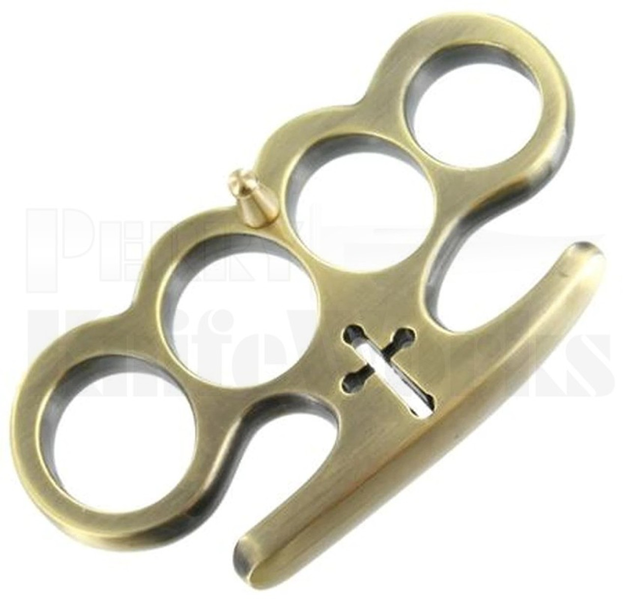 Brass Knuckles Belt Buckle