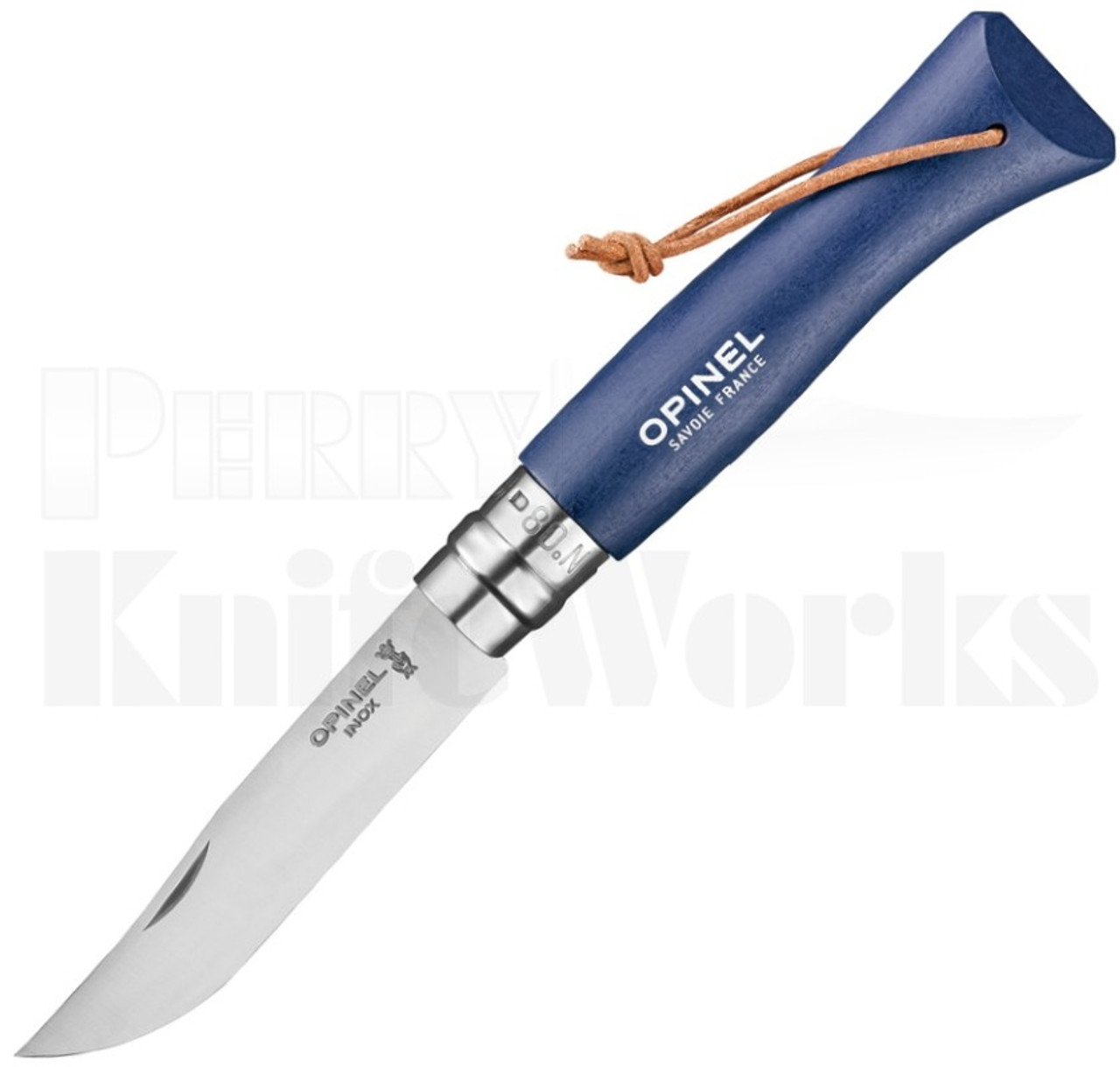 Opinel No. 8 Knife Blue Hornbeam l For Sale