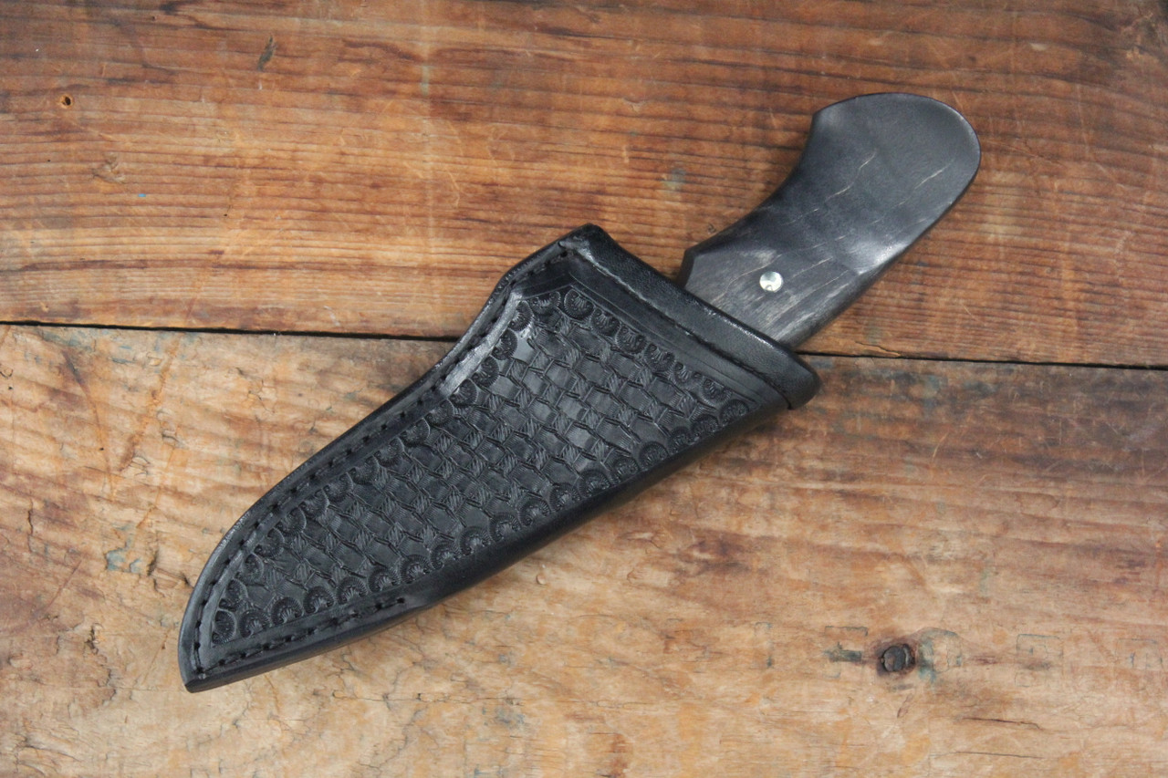 Ben Seward Vindicator Fixed Blade Knife Curly Maple l San Mai Blade l Sheath