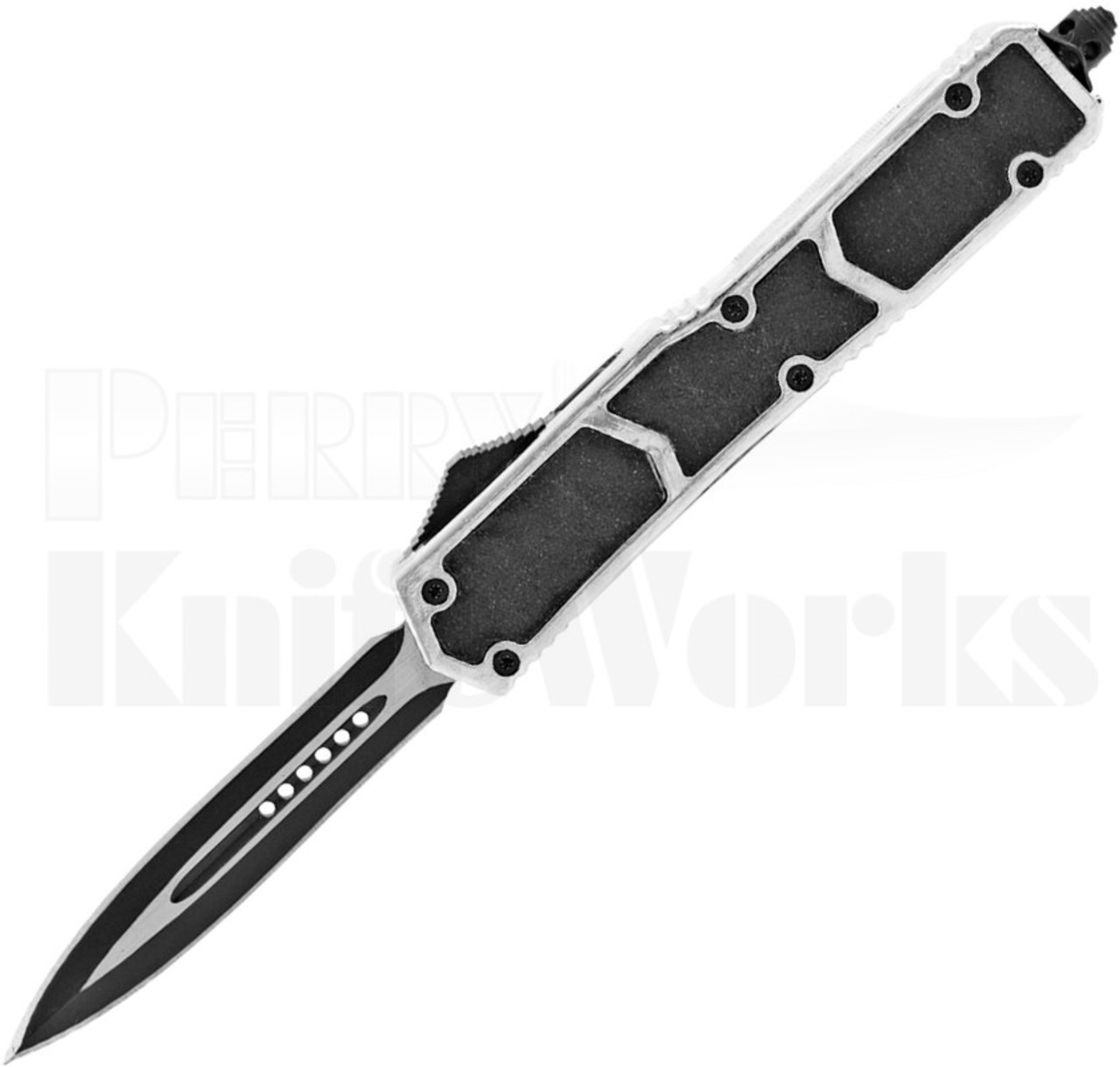 Delta Force D/A OTF Automatic Knife Chrome l Two-Tone Blade l For Sale