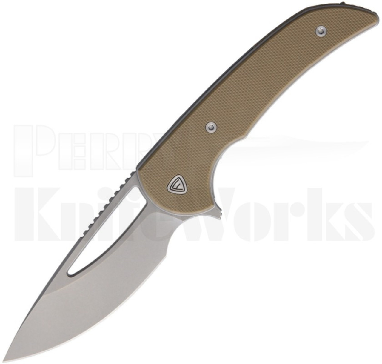 Ferrum Forge Knife Works Mini Archbishop Knife Tan l For Sale