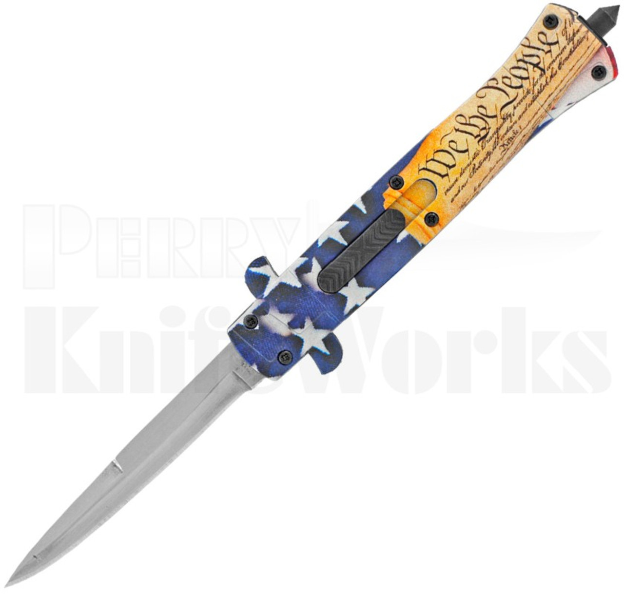 Delta Force We The People Stiletto OTF Automatic Knife l For Sale