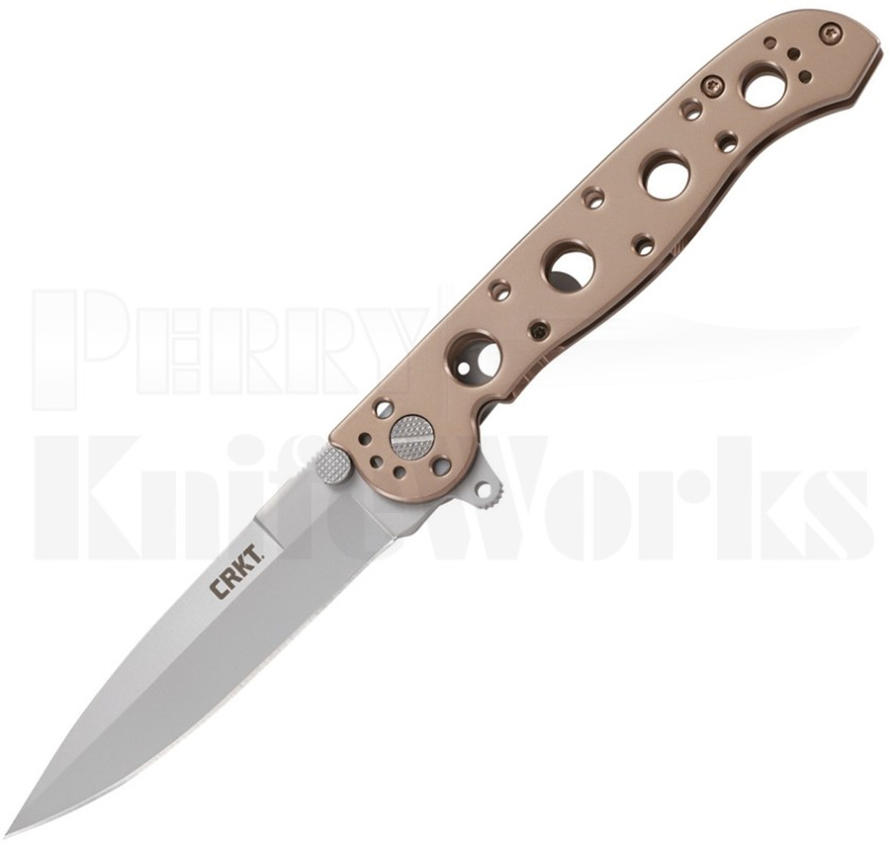 CRKT Kit Carson M16-03BS Bronze Framelock Flipper Knife l For Sale