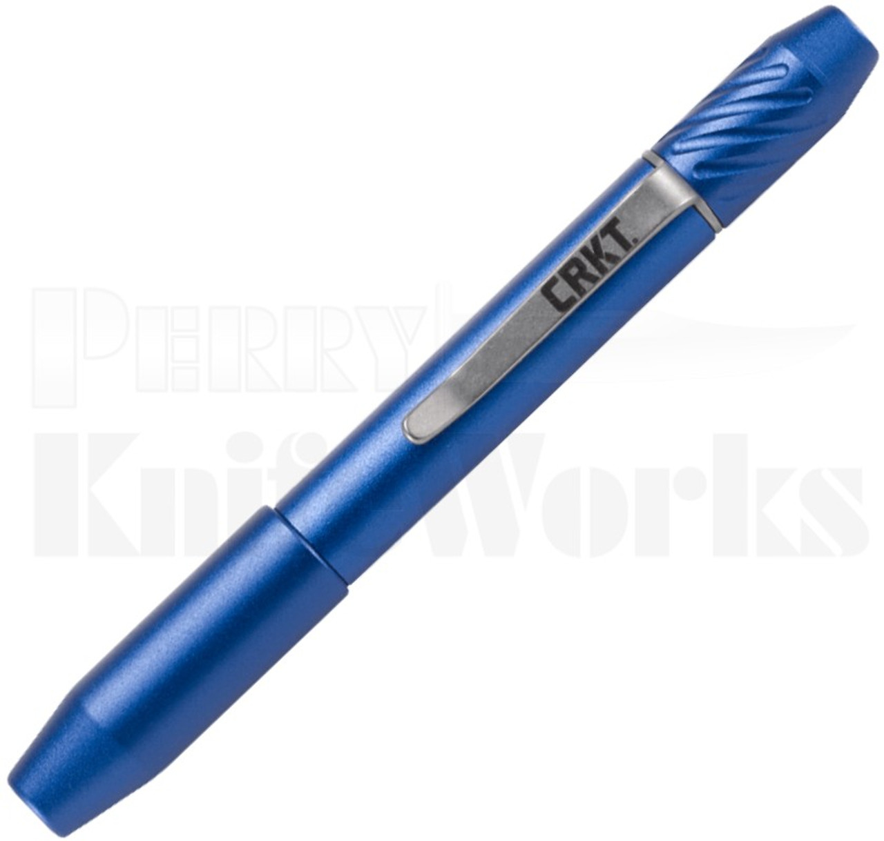 CRKT Techliner Super Shorty Blue Aluminum Pen TPENBOND2