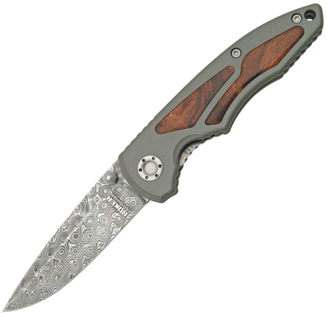 Boker Damascus Linerlock knife