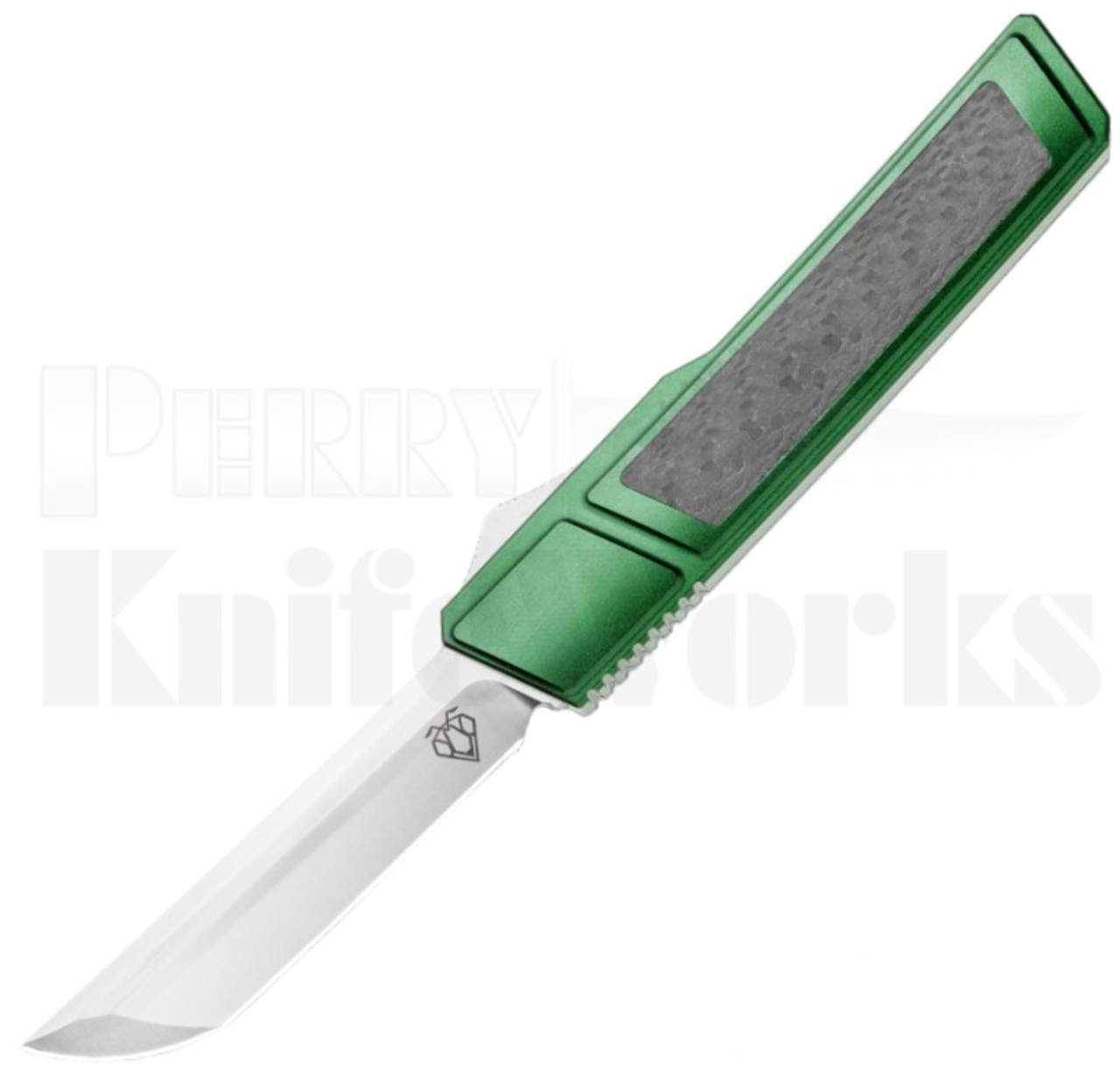 Vespa Ripper OTF Automatic Knife Green l Satin D2 Tanto l For Sale