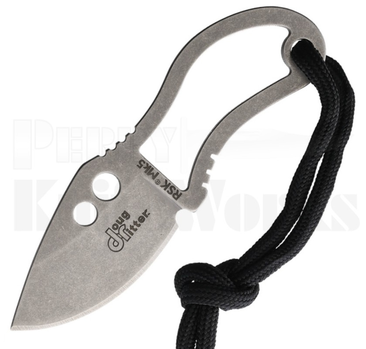 Doug Ritter RSK Mk5 Survival Fixed Blade Knife Stonewash l For Sale