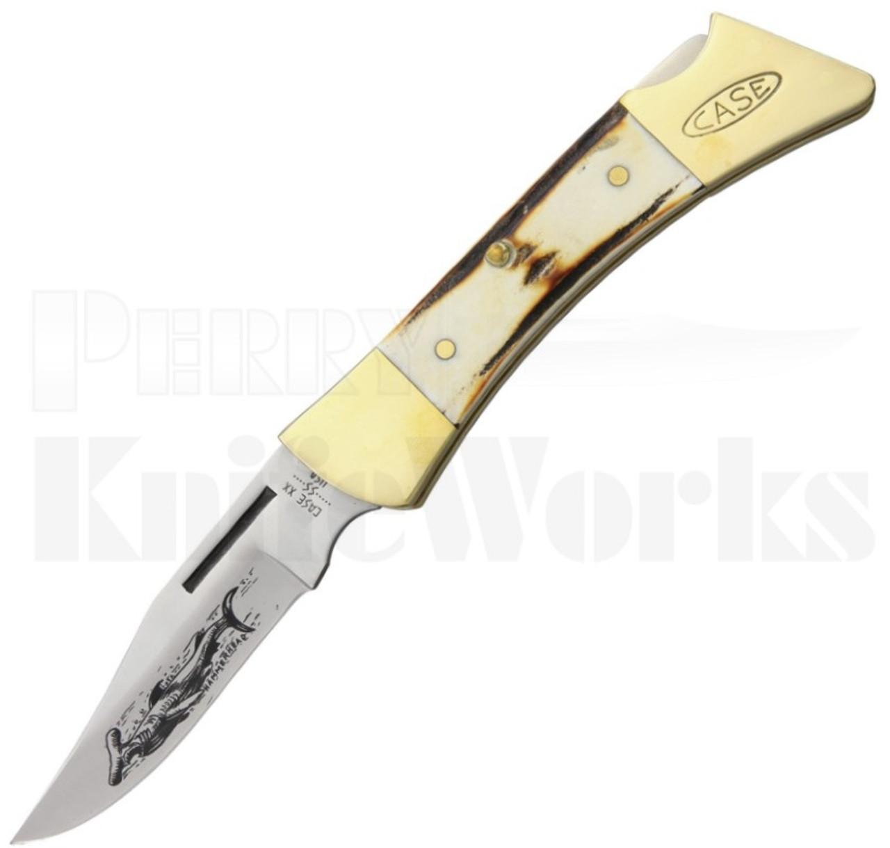Case 1981 Hammerhead Lock Back Knife Stag 9 Dot