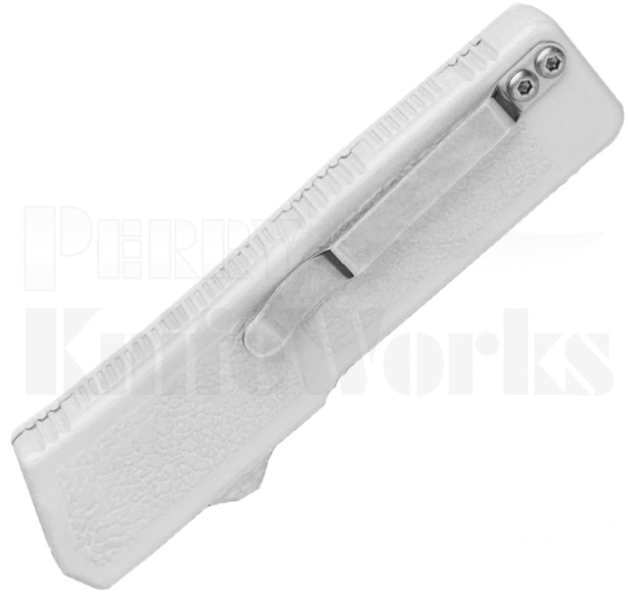 Lightning White D/A OTF Automatic Knife l Satin Dagger l For Sale