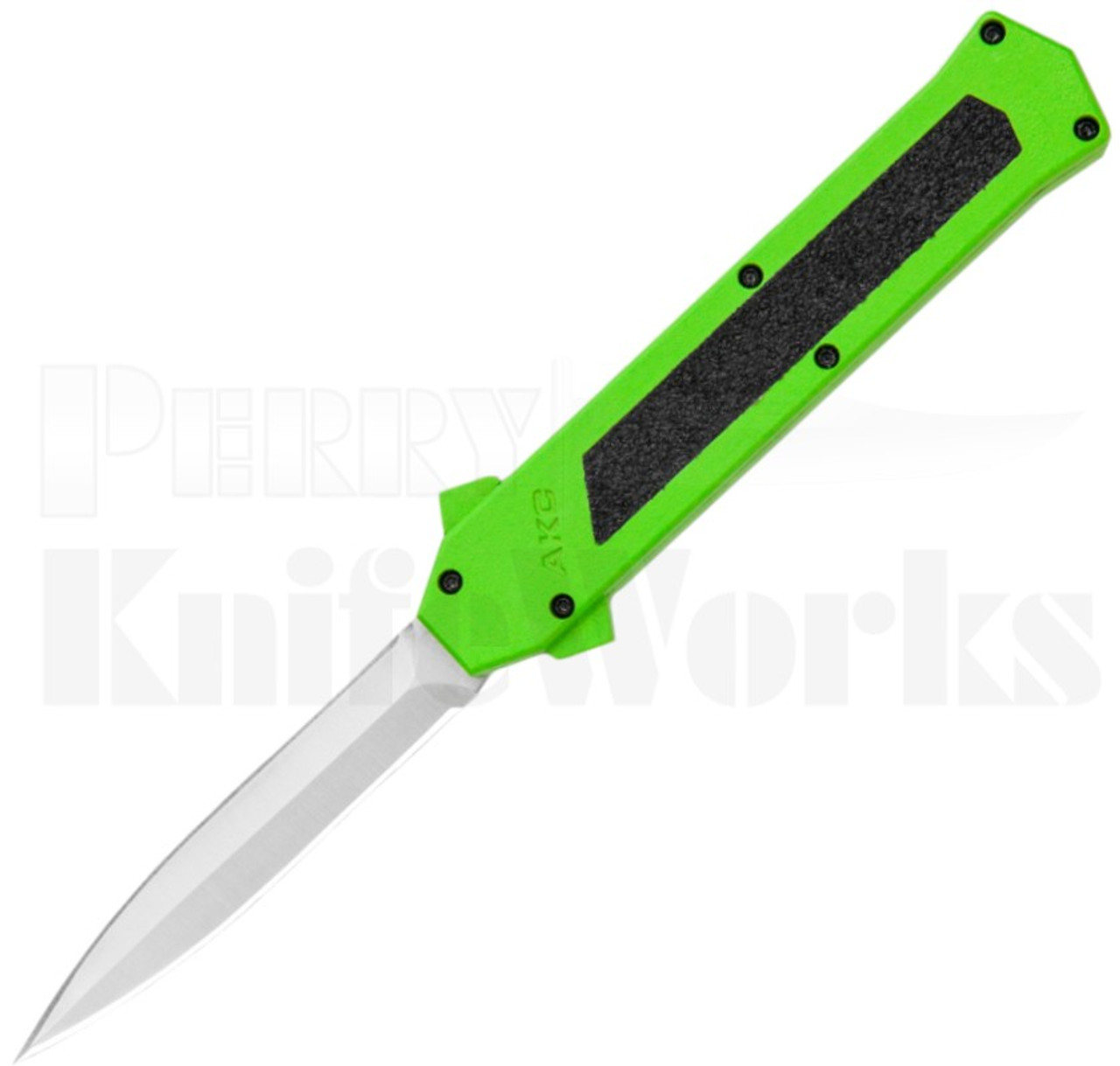 AKC F-16 Satin Dagger OTF Automatic Knife Toxic Green l For Sale
