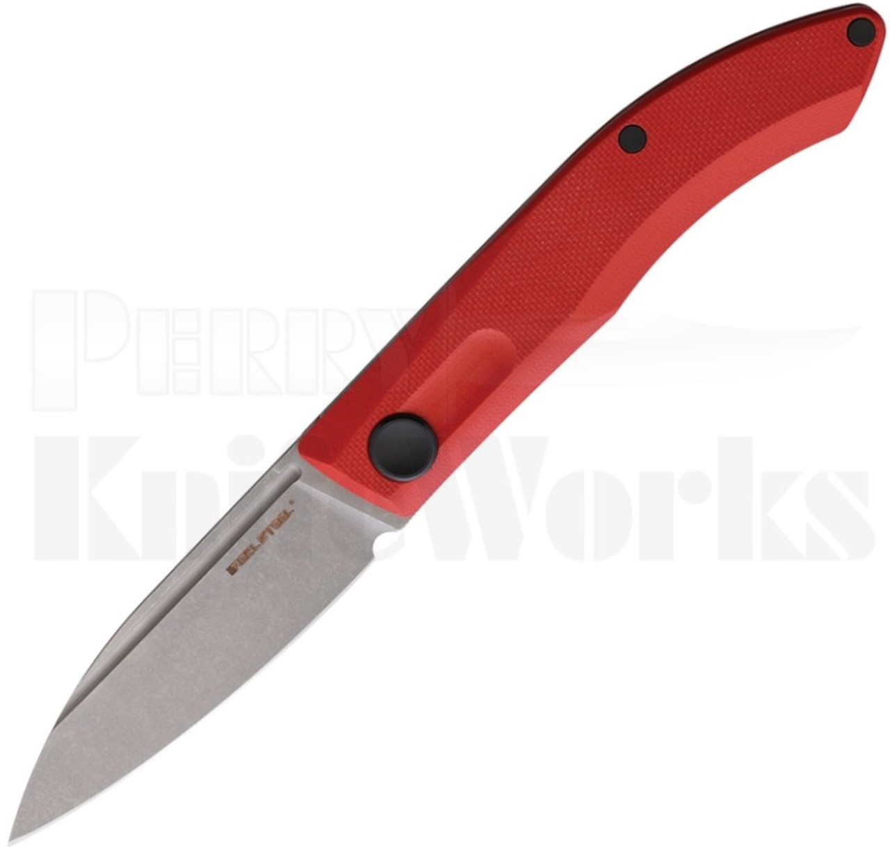 Real Steel Stella Slip Joint Knife Red G-10 l 3" Greywash l 7053 l For Sale