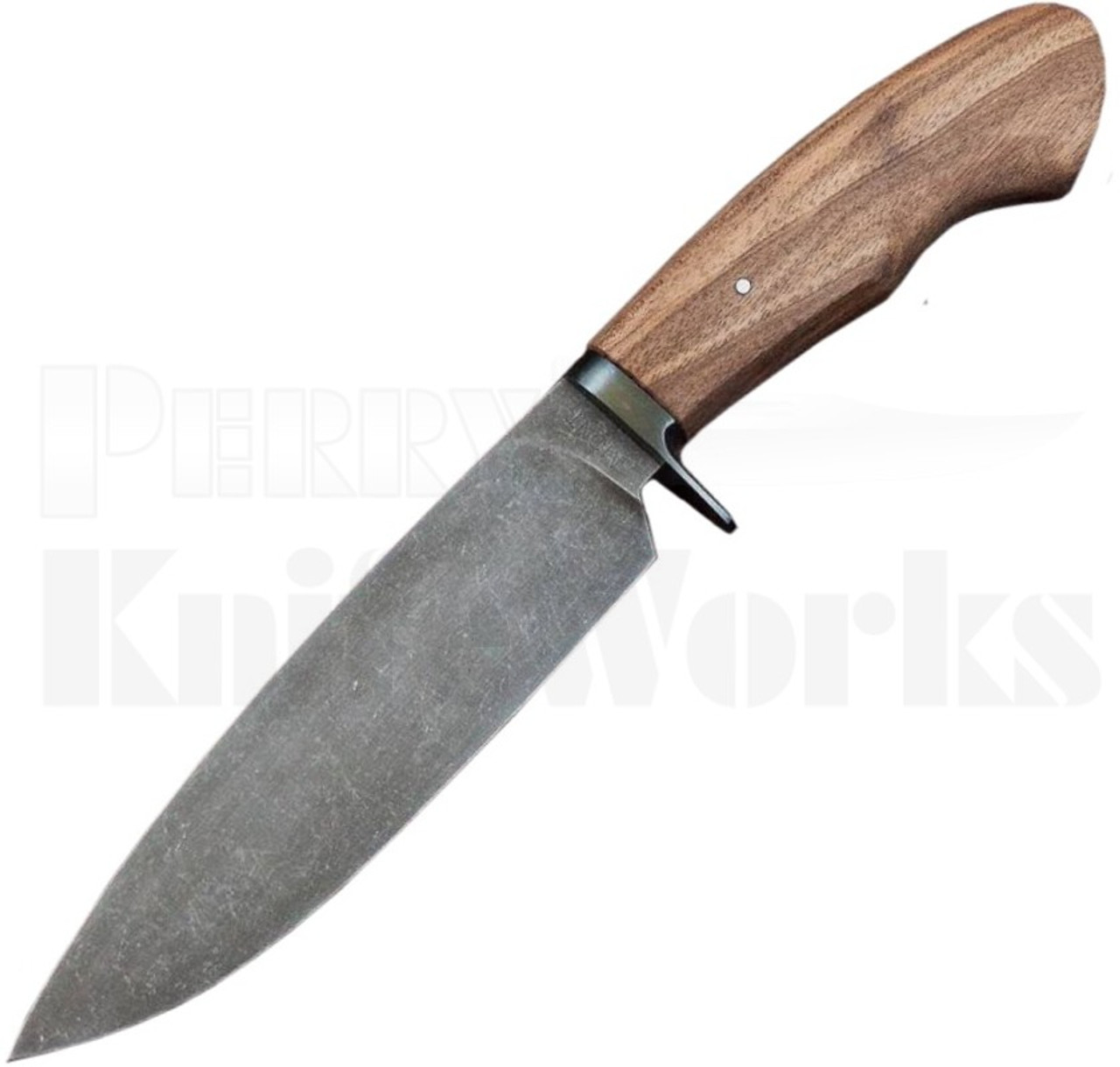 Tony Mont Custom Fixed Blade Knife Walnut-Wood l 7.5" Stonewash l For Sale