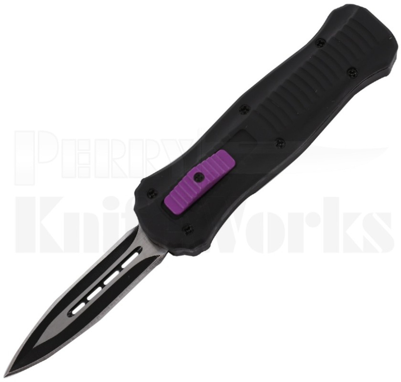 Delta Force BA OTF Automatic Knife Black l 2.25" Two-Tone Dagger l For Sale