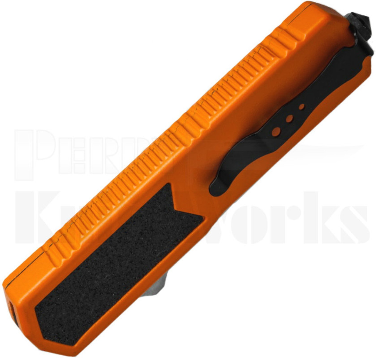 Titan Orange D/A OTF Automatic Knife l Partially Serrated Spear Point