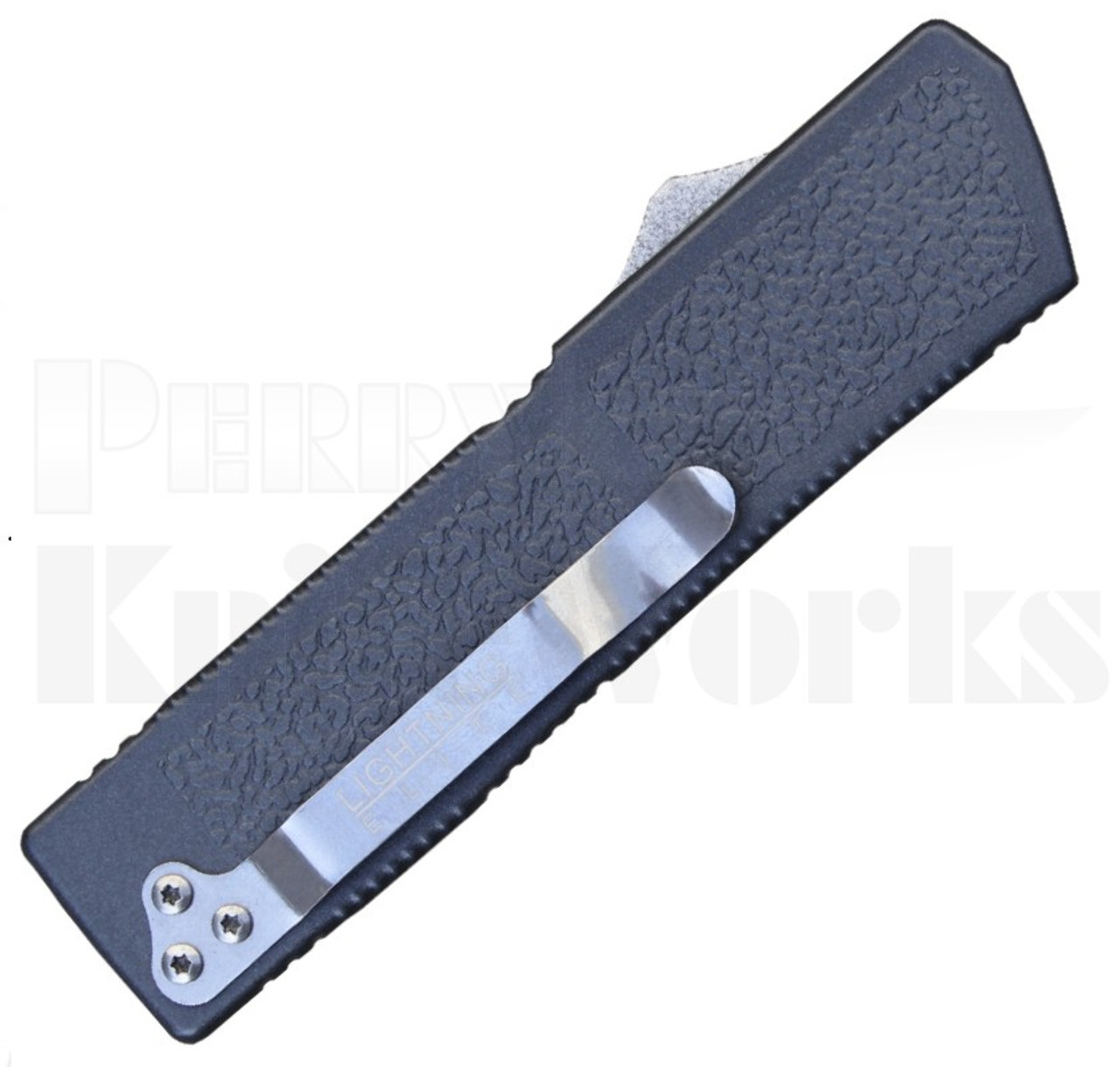 Lightning Elite Gray D/A OTF Automatic Knife l Satin Drop-Point