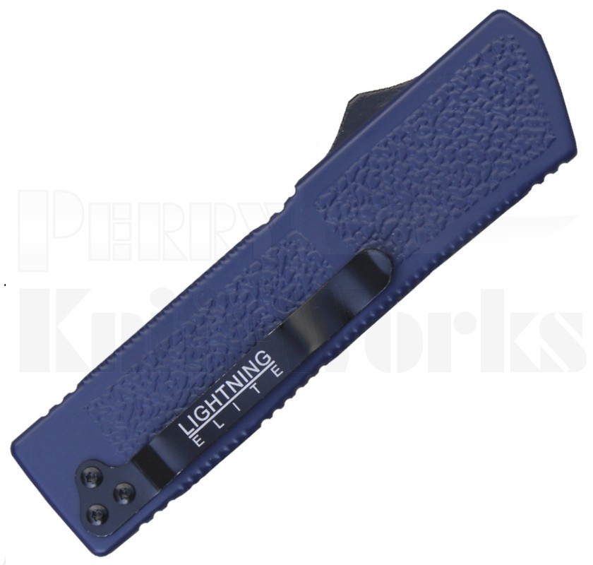 Lightning Elite Blue D/A OTF Automatic Knife l 2-Tone Drop-Point