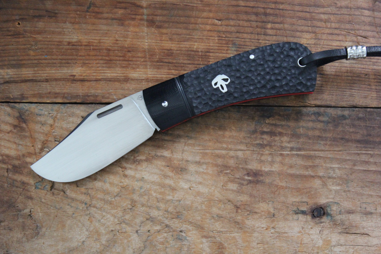 Franck Souville Bad Guy Slip Joint Knife Black/Red G-10