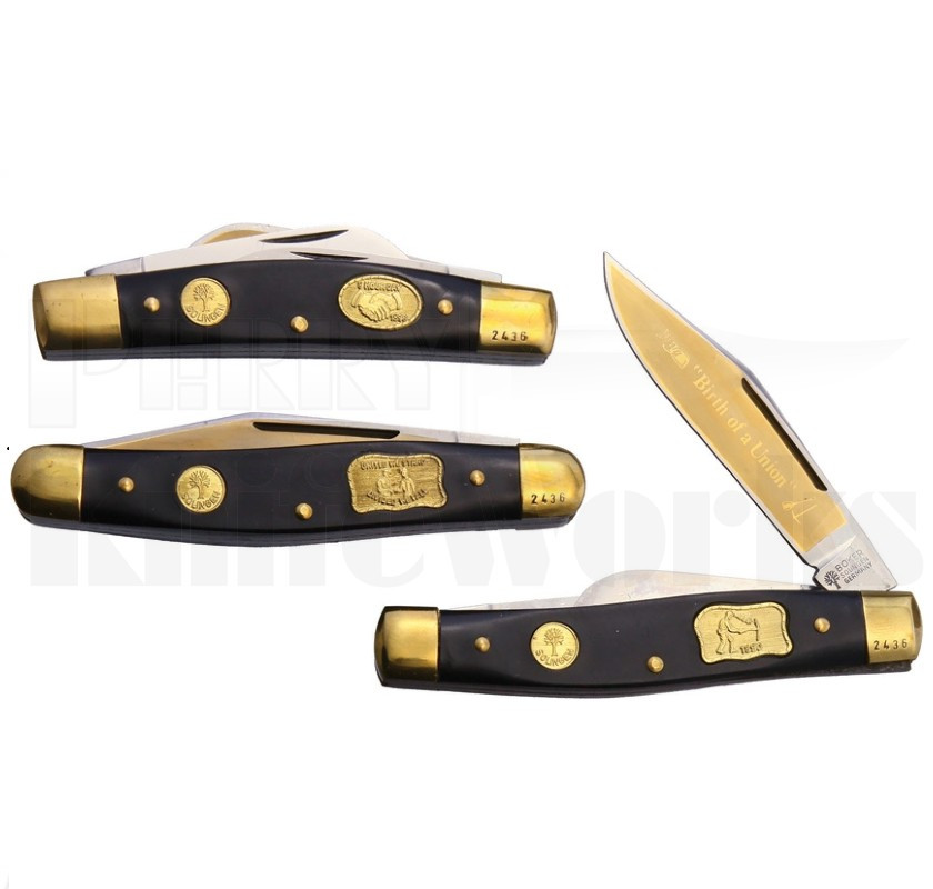 Boker Tree Brand 1975 Coal Miner's Commemorative 3-Knife Set