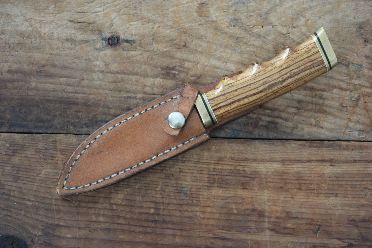 Ken Steigerwalt Custom Fixed Blade Knife Cocobolo l Sheath