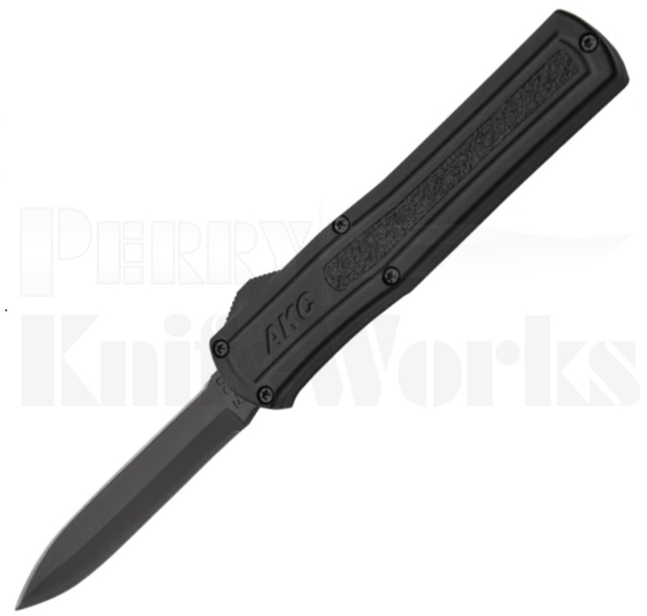 AKC F-20 D/A Black Dagger OTF Automatic Knife Black l For Sale