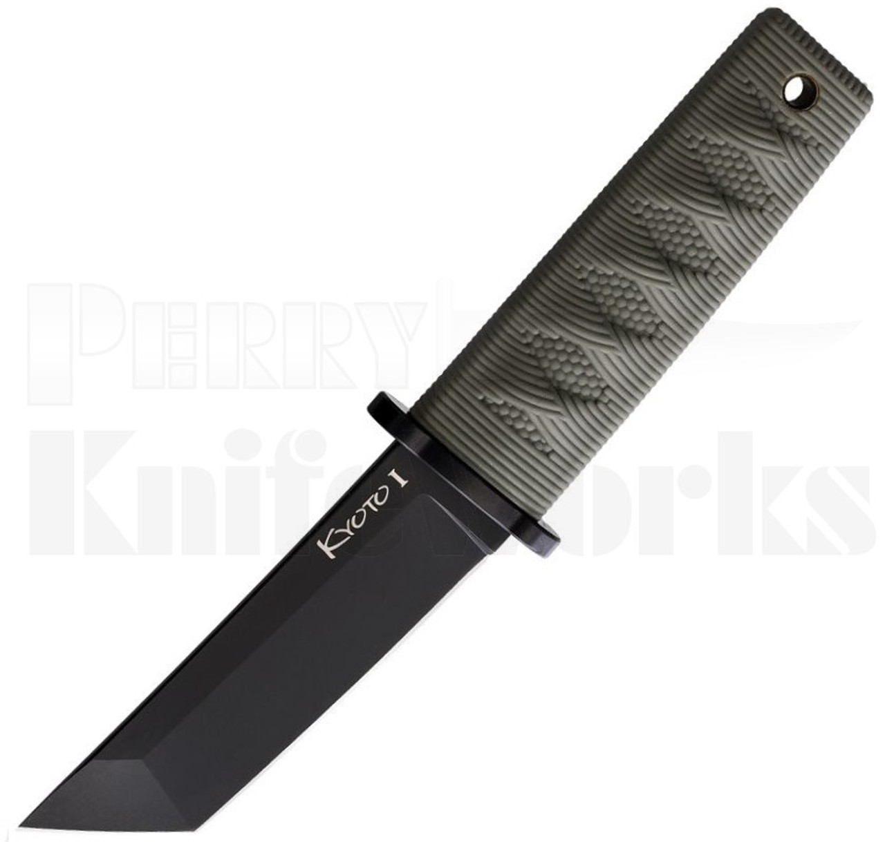 Cold Steel Kyoto I Knife OD-Green l Black Tanto Blade l For Sale