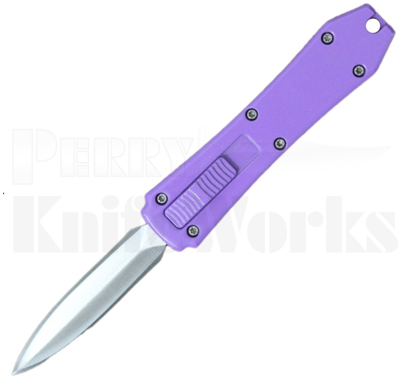 Coffin Blaster 2.0 Purple OTF Automatic Knife l Satin Blade l For Sale