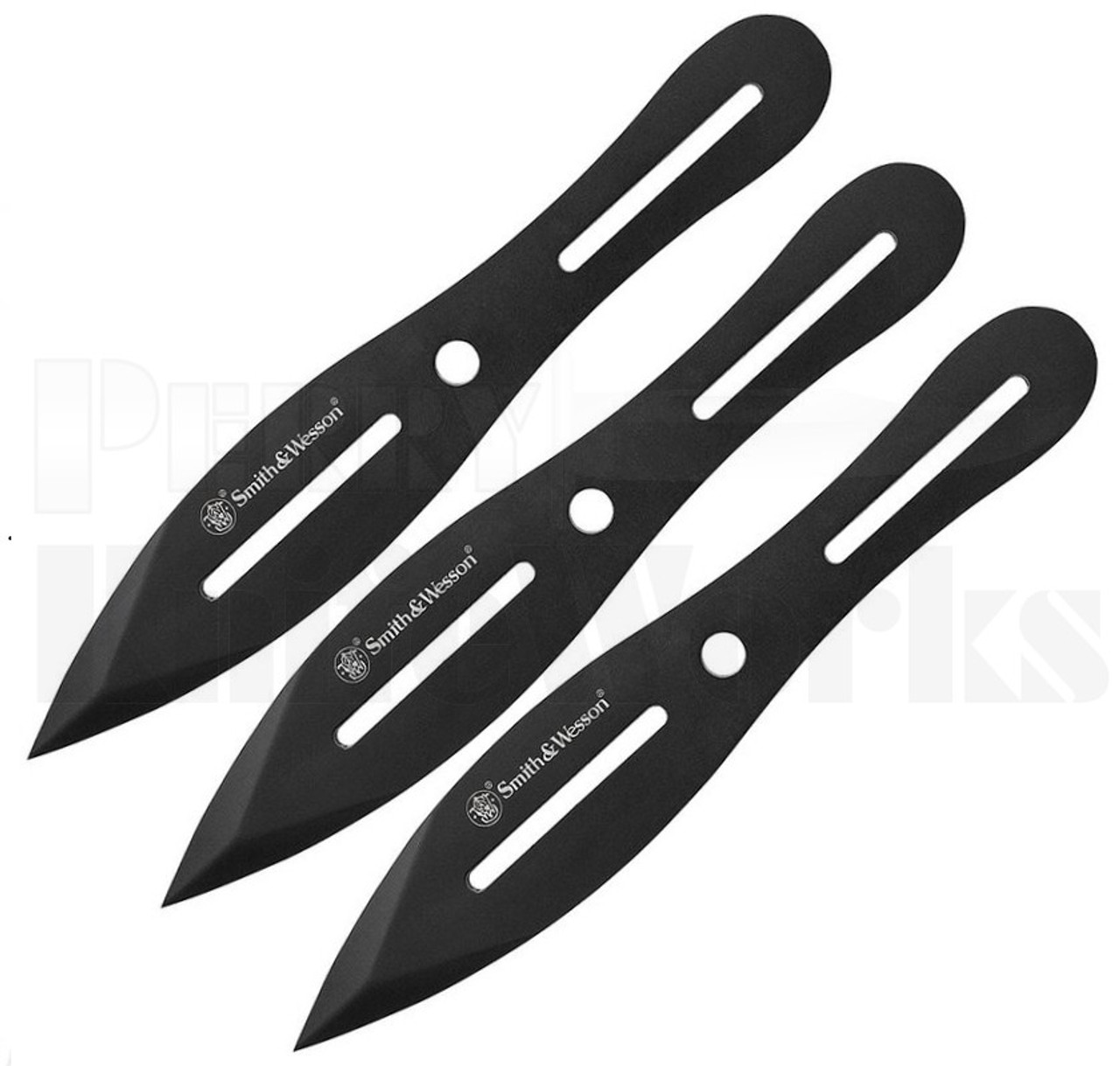 Smith & Wesson Bullseye 8" Throwing Knife 3 Piece Set l For Sale