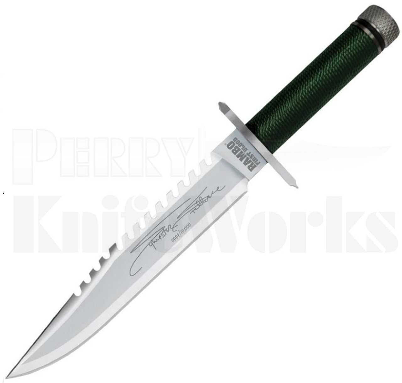 Rambo First Blood Mini Sylvester Stallone Signature Ed Knife l For Sale