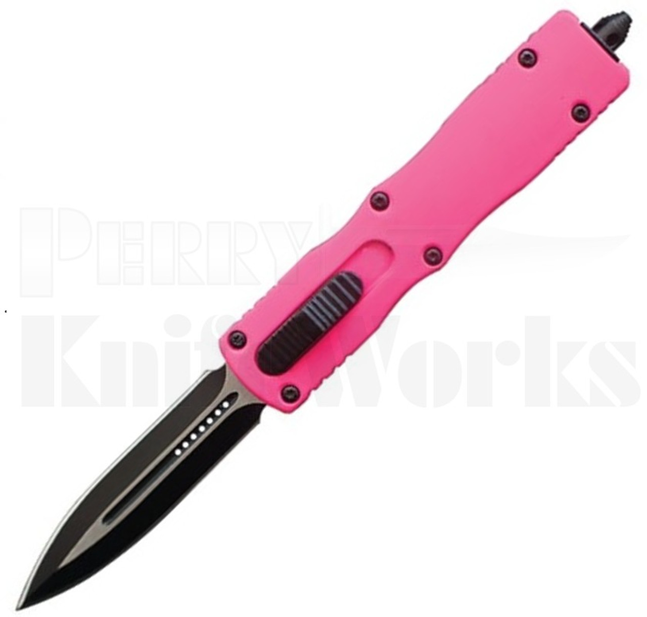 Delta Force Pink Automatic OTF Knife l Two-Tone Blade l For Sale