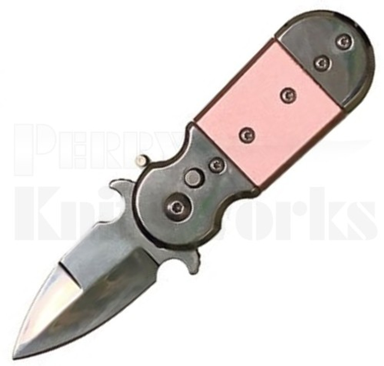 Armed Force Tactical Automatic Knife Polish/Pink l For Sale
