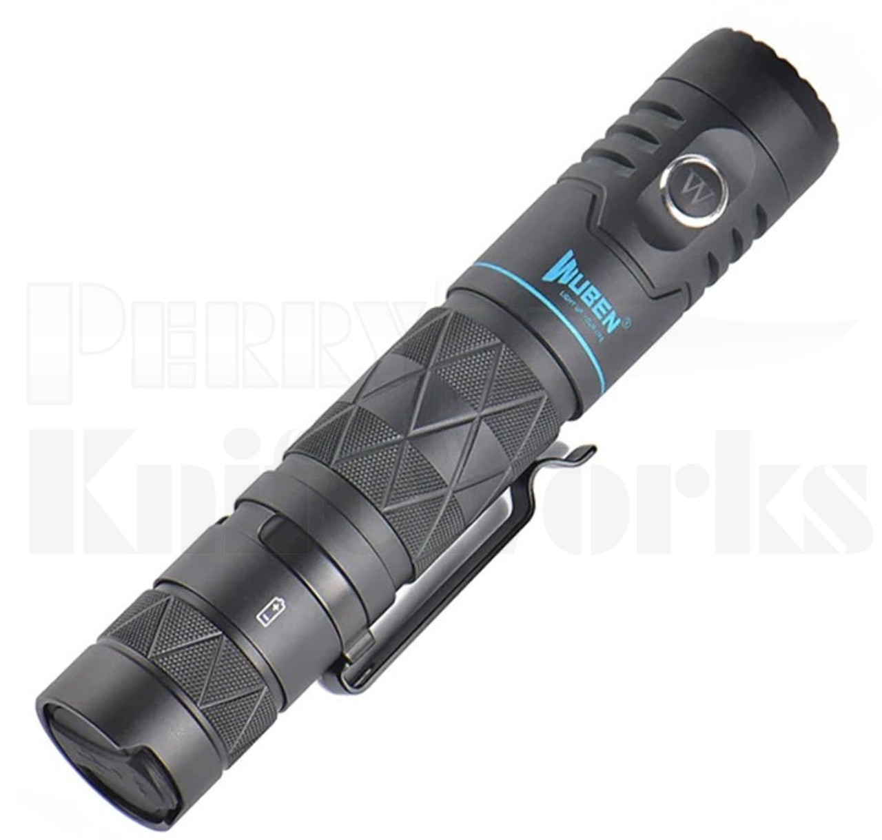 Wuben E12R Rechargeable LED Flashlight Black l 1200 Lumens