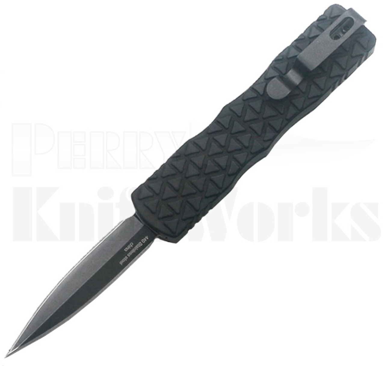 Firecracker Mini Dagger OTF Automatic Knife Black Diamond
