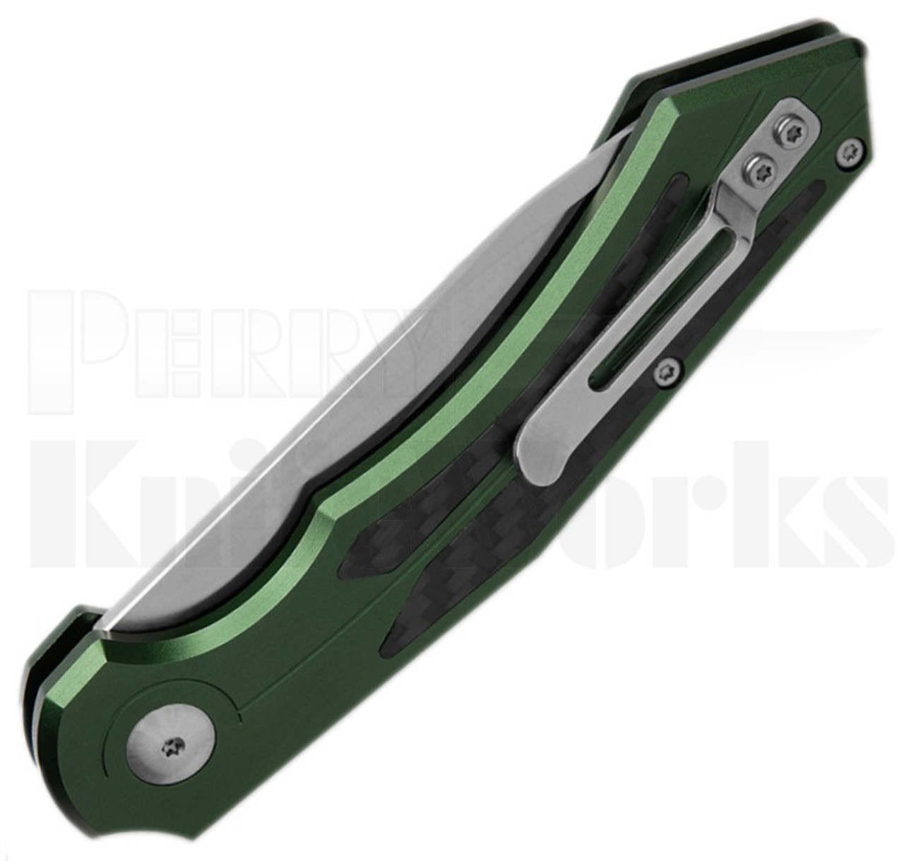 Diablo Automatic Knife Green Aluminum