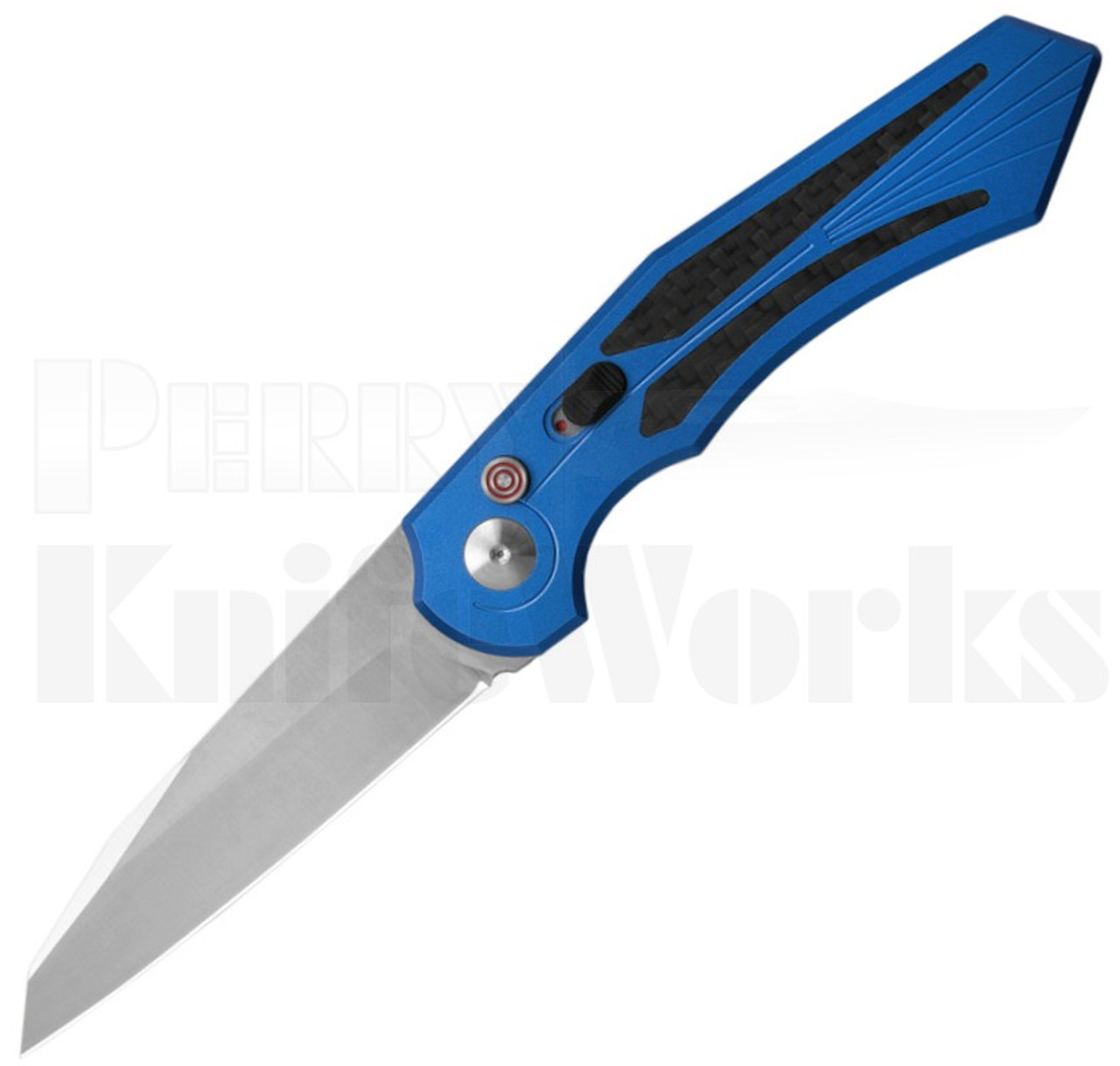 Diablo Automatic Knife Blue Aluminum l For Sale