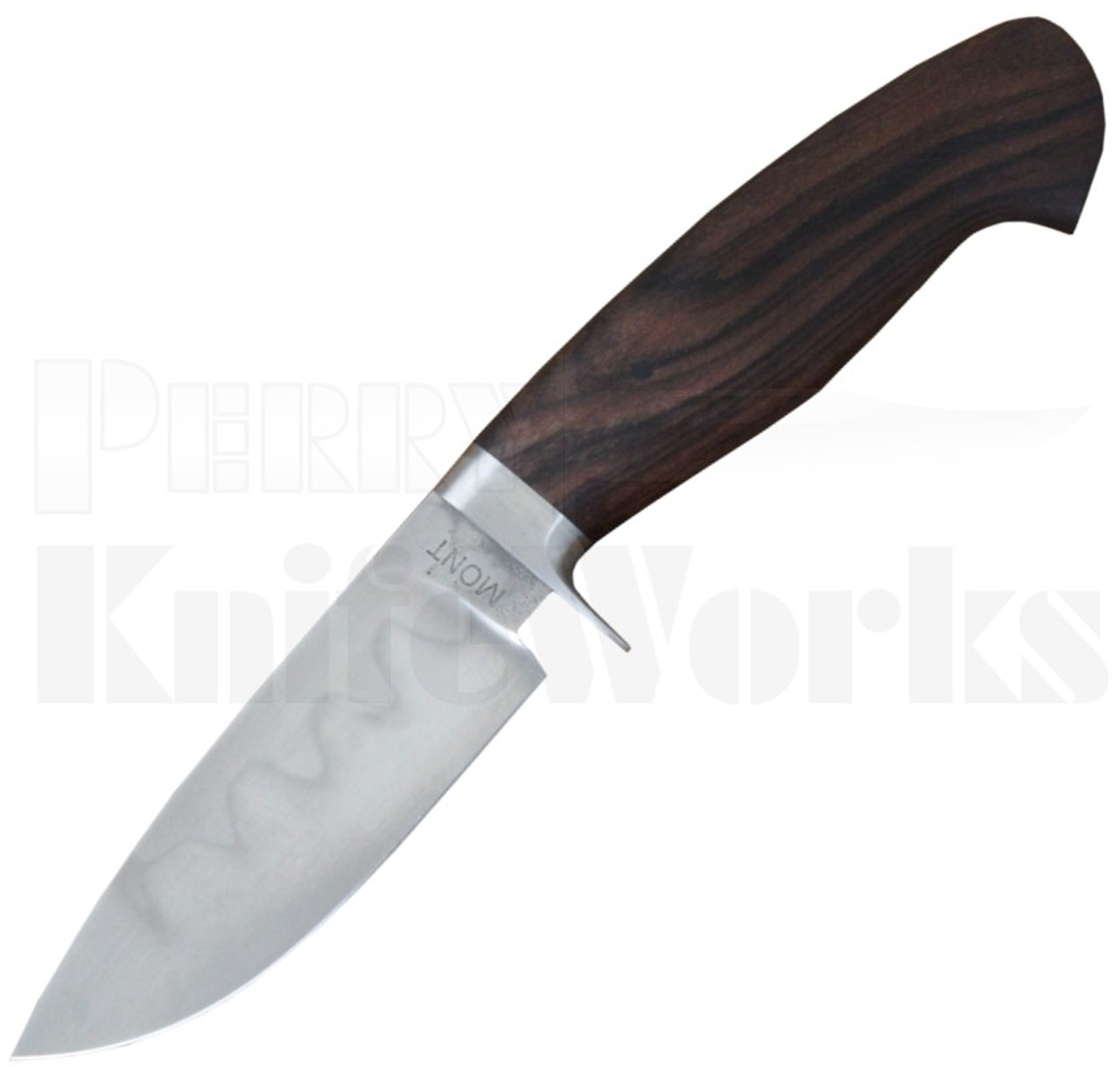 Tony Mont Custom Fixed Blade Hunter Knife Rosewood l For Sale