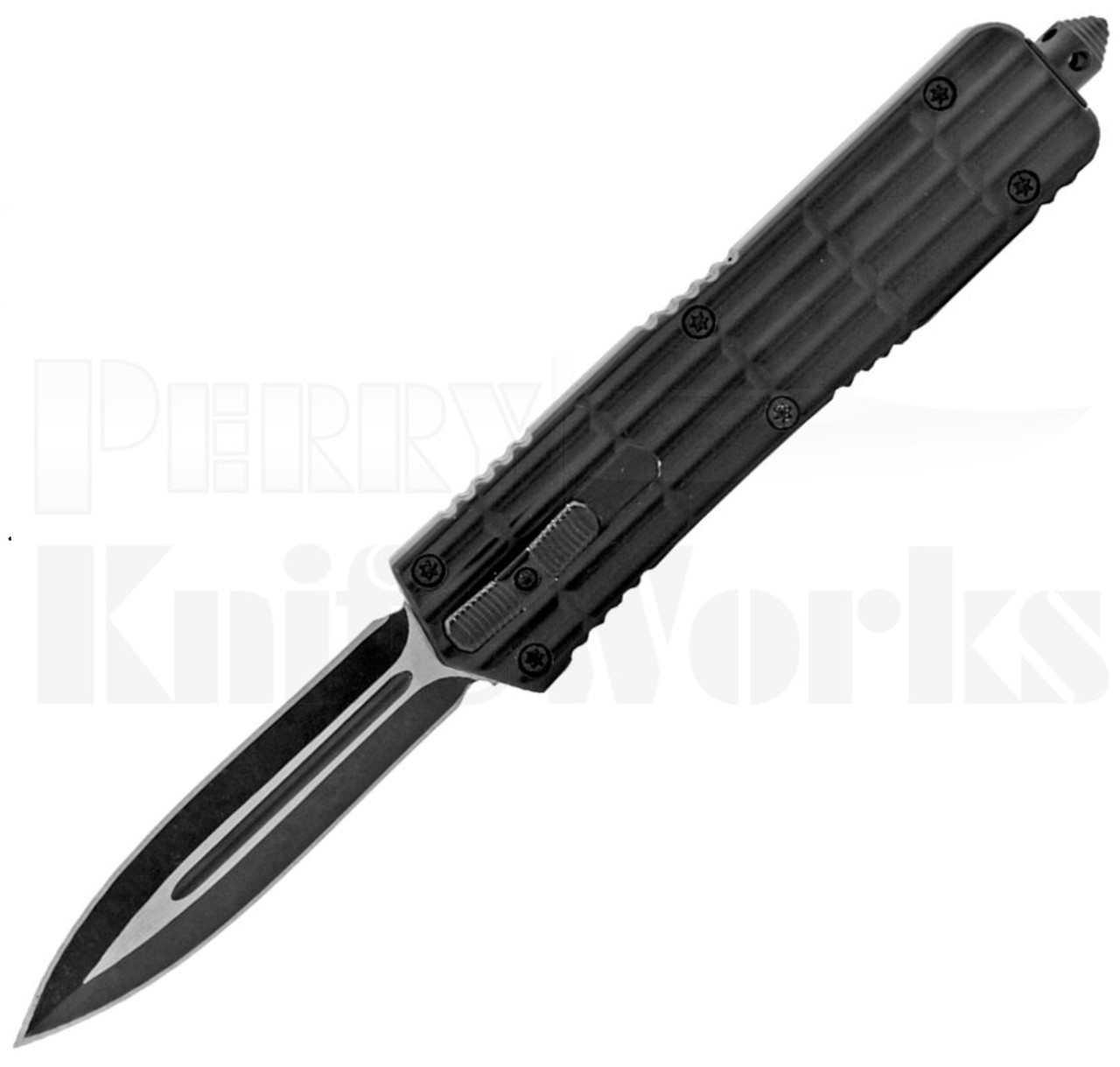 Delta Force D/A OTF Automatic Knife Black Frag l 2-Tone Dagger l For Sale