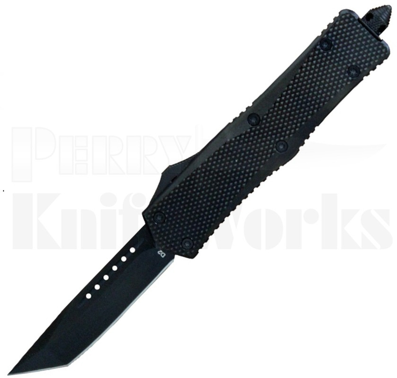 Delta Force Elite Model-C Tanto Automatic Knife Black l 3.5" Blade l For Sale