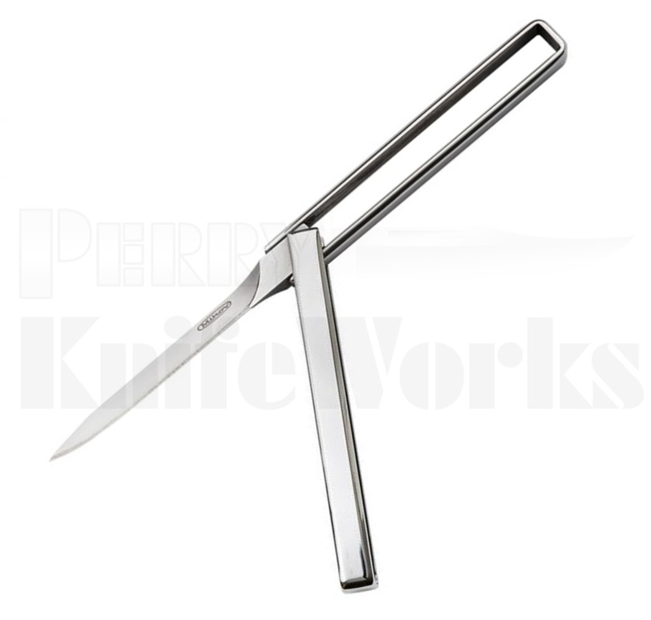Mikov Kostka Cube Knife Stainless Steel Pocket Knife l Open