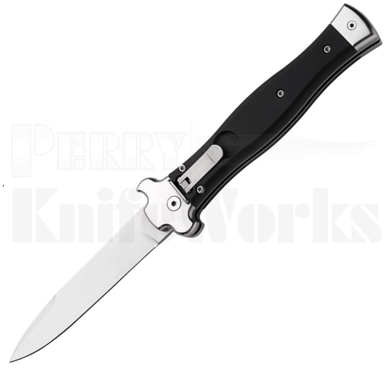 AGA Campolin Zero Bayonet Leverlock Automatic Knife Black l For Sale