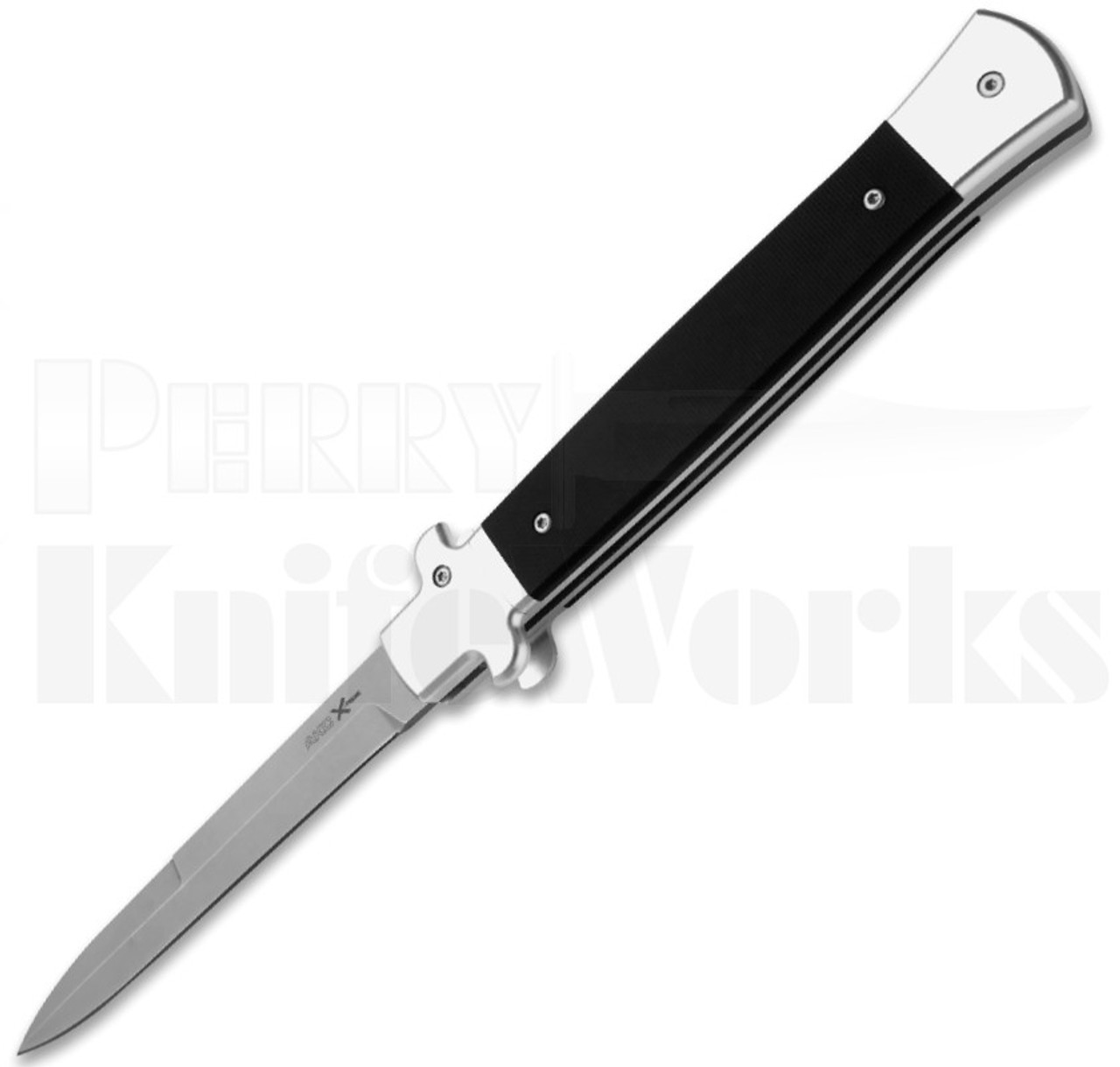 AKC X-treme Shadow 11" Automatic Knife Black l Stonewash Blade l For Sale
