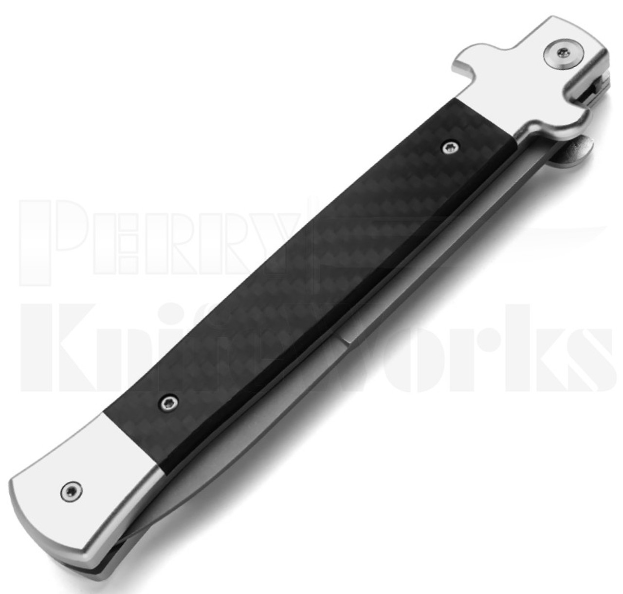 AKC X-treme Shadow 11" Automatic Knife Carbon Fiber l Stonewash