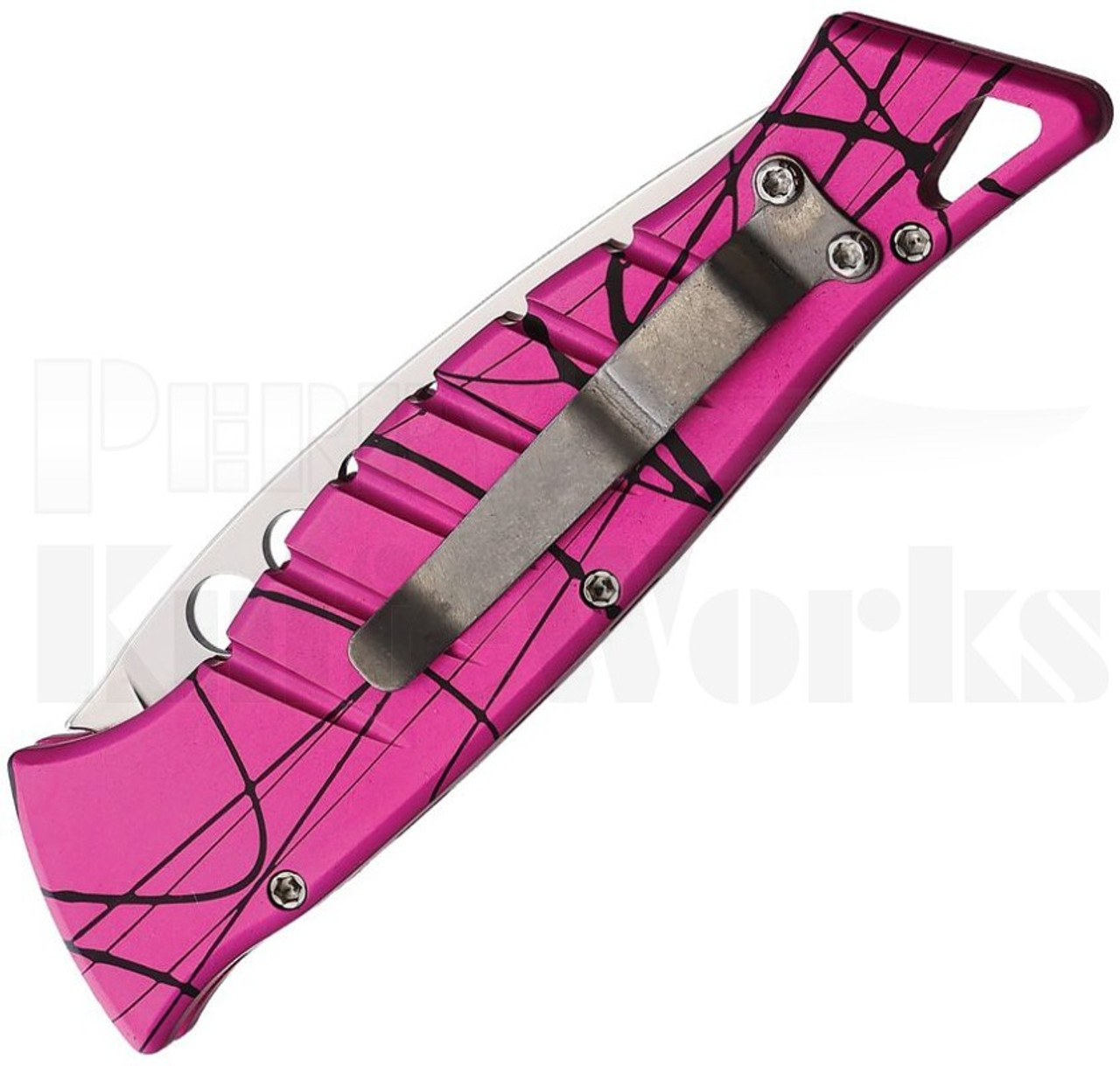 Piranha Amazon Automatic Knife Pink Marble