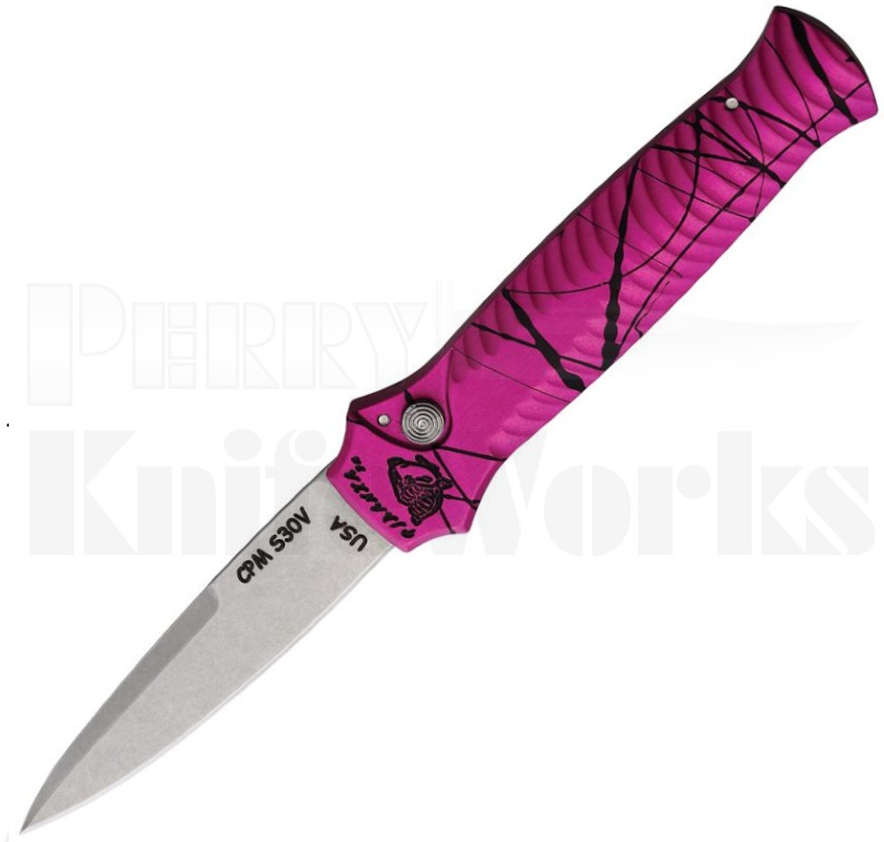 Piranha MiniGuard Automatic Knife Pink P-7 l For Sale